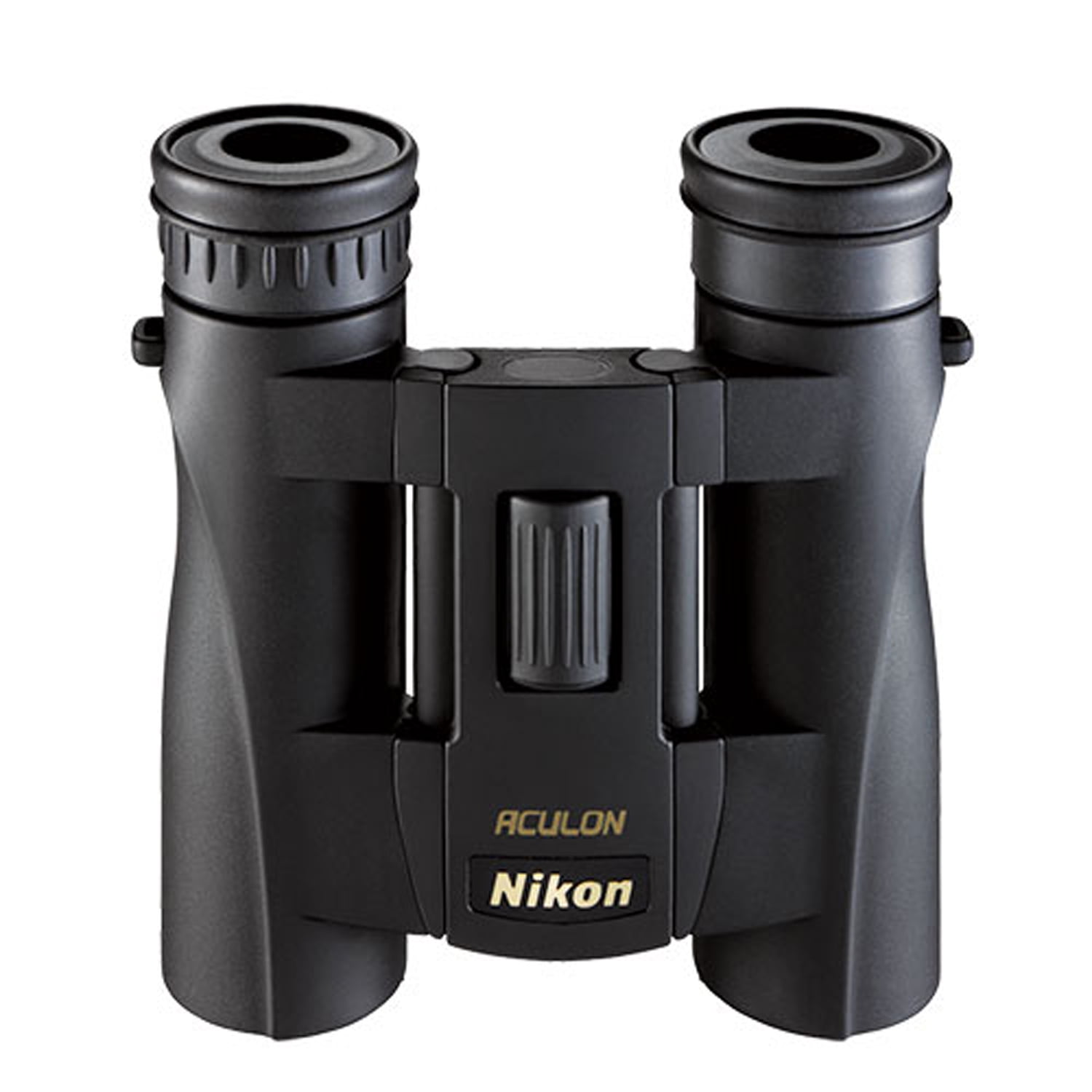 Nikon ACULON A30 10x 25-mm Binoculars with Neck Strap, Case, and Lens Covers (Black), 8263