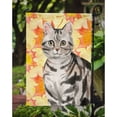 thumbnail image 3 of American Shorthair Fall Leaves Garden Flag, 3 of 3