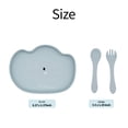 thumbnail image 2 of Baby Silicone Feeder Set, BabyX 3-pcs Zoo Animal-themed Baby Plate with Suction, Spoon and Fork for Babies Toddler Kids, BPA-Free, Baby Utensils Feeding Supplies, Microwave and Dishwasher Safe, 2 of 8