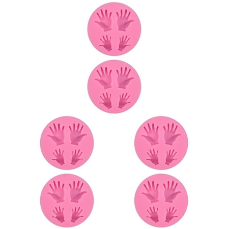 

TINKSKY Mold Baking Baby Mould Silicone Candy Hand Diy Chocolate Cupcake Dessert Cake Tray Palm Pudding Feet Hands 3D Bake