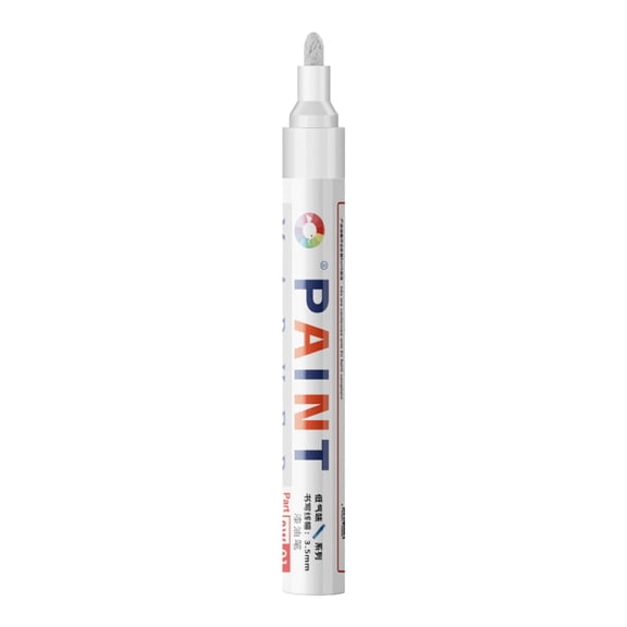Paint Pen,Paint Marker,Never Fade Quick Dry and Permanent,Oil Based Paint Pen for Inscription Restoration,for Rock Painting, Ceramic, Wood, Fabric, Plastic, Canvas, Glass, Mugs,6.29 inch(White)