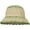 Beige+green, variant on Women Girls Sun Visor Hats Foldable Wide Brim Colorful Crochet Straw Hat Summer Beach Cap Casual Bucket Hat Fisherman Caps
