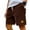 BC29-Brown, variant on ADSSDQ Mens Shorts, Men's Corduroy Shorts-Elastic Drawstring Waist Summer Beach Loose Fit Short with Pockets Dark Green XL