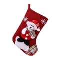 thumbnail image 1 of Monstrate Rejilla Copo de nieve Medias navideñas Empaquetado de regalo Calcetines Dulces Bolsa de bocadillos Muñeco de nieve Bolsa de regalos Colgante Kits de decoración para fiestas Llevar Monstrate HA069611-04, 1 of 6