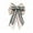 Black x4, variant on AVAIL 4 Pieces Christmas Bows Buffalo Plaid Bow Wreath Ribbon with Pine Cones Buffalo Check Bow for Christmas Tree Decoration