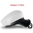 thumbnail image 3 of Side Mirror Passenger R Fits 17 - 19 for Mazda 6 Power Folding Heated Signal 8 Wire White -, 3 of 4