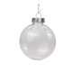 thumbnail image 2 of Colgante de plástico transparente con decoración navideña PET de bola plana (pequeño) (sin regalo) Hugtrwg Para estrenar, 2 of 6
