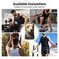 thumbnail image 5 of Kdxio Vintage Colorful Flower Puppy for Men's Muscle T-shirt,Sleeveless for Workout Running Athletic Gym Lounge Casual, 5 of 5