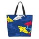 thumbnail image 1 of Fotbe Cartoon Shark Bolsa Tote Estética de Lona con Estampado para Mujer - Bolsa Reutilizable de Hombro Casual para Vacaciones, Compras, Trabajo y Gimnasio, 1 of 8