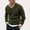 Green, variant on uikmnh V Neck Sweater Mens Fashion Slim Long Sleeved Knitted Tops