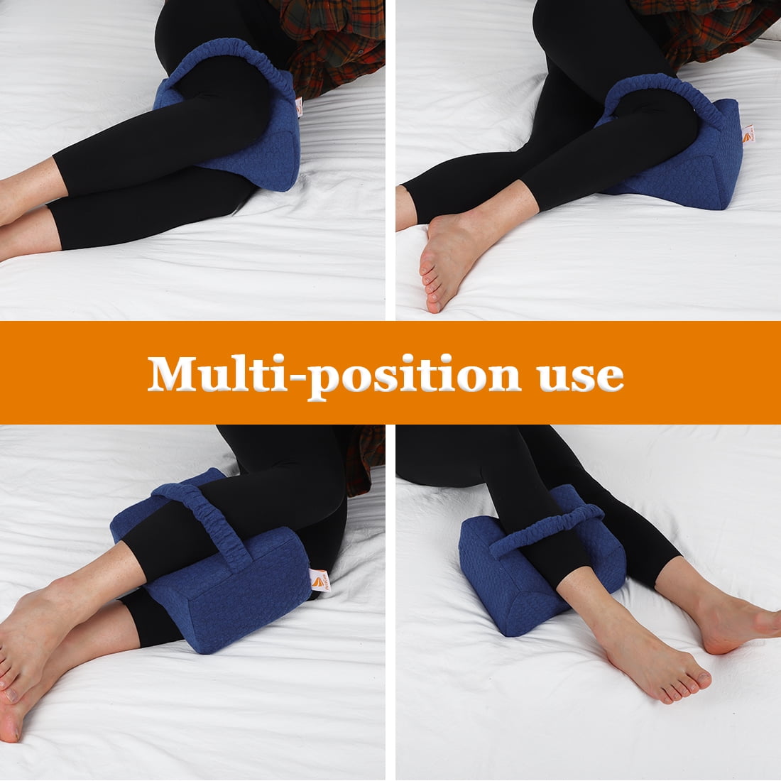 Unique Bargains Body Knee Pillow for Sleeping Between Legs Gray