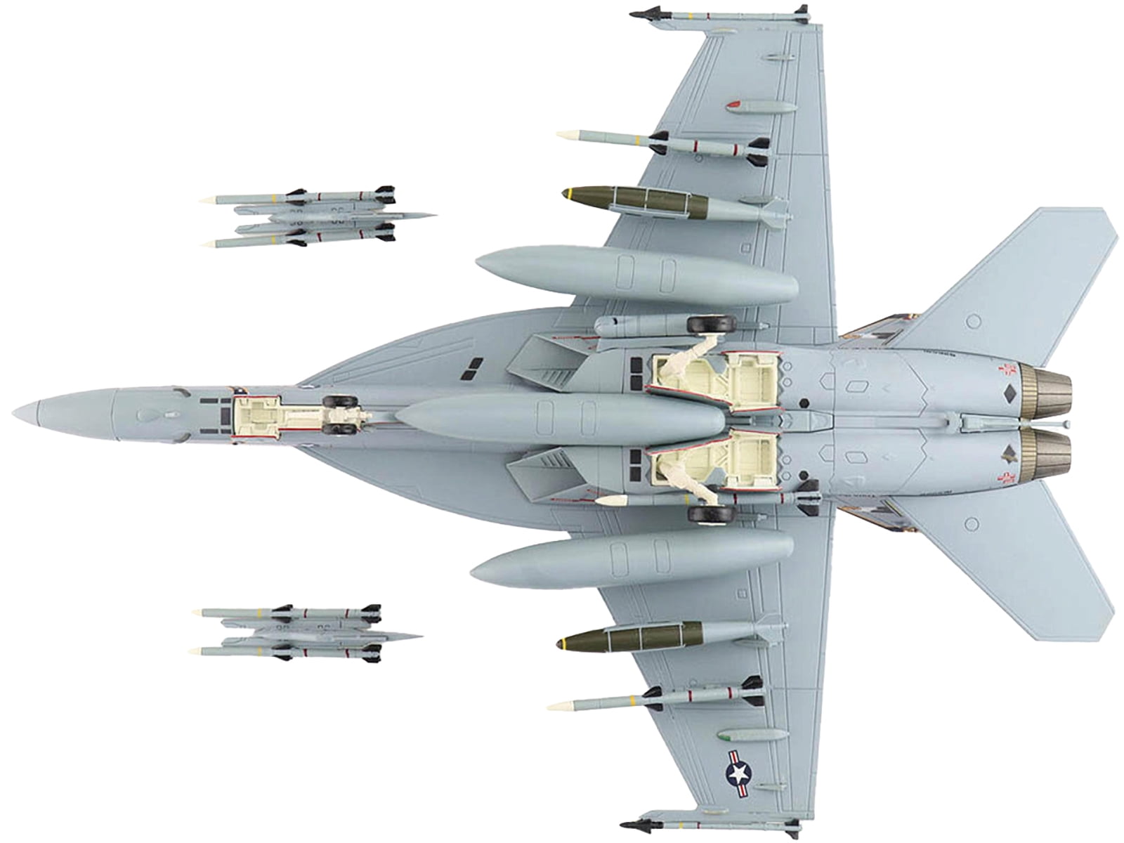 Boeing F/A-18F Super Hornet Fighter Aircraft "VFA-122, Flying Eagles" (2022) US Navy 1/72 Diecast Model by Hobby Master
