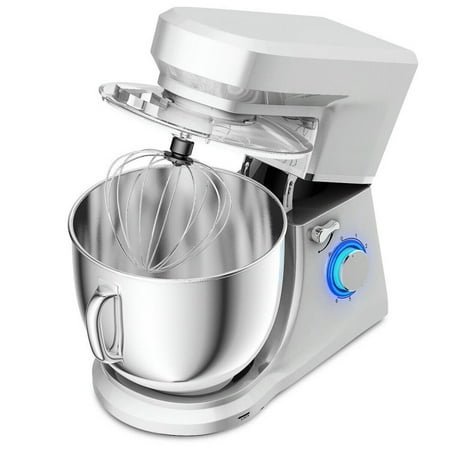

Barara King Blender Food Processor 7.5 Qt Tilt-Head Stand Mixer with Dough Hook-Silver