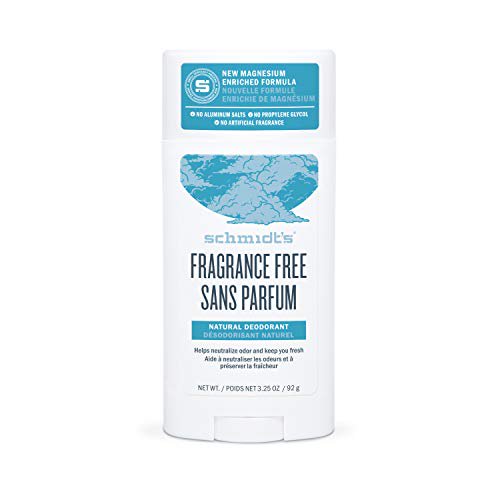 Schmidts Aluminum Free Natural Deodorant For Women And Men Fragrance Free 24 Hour Odor Protection Certified Cruelty Free Vegan Deodorant 325 Oz - Walmartcom - Walmartcom