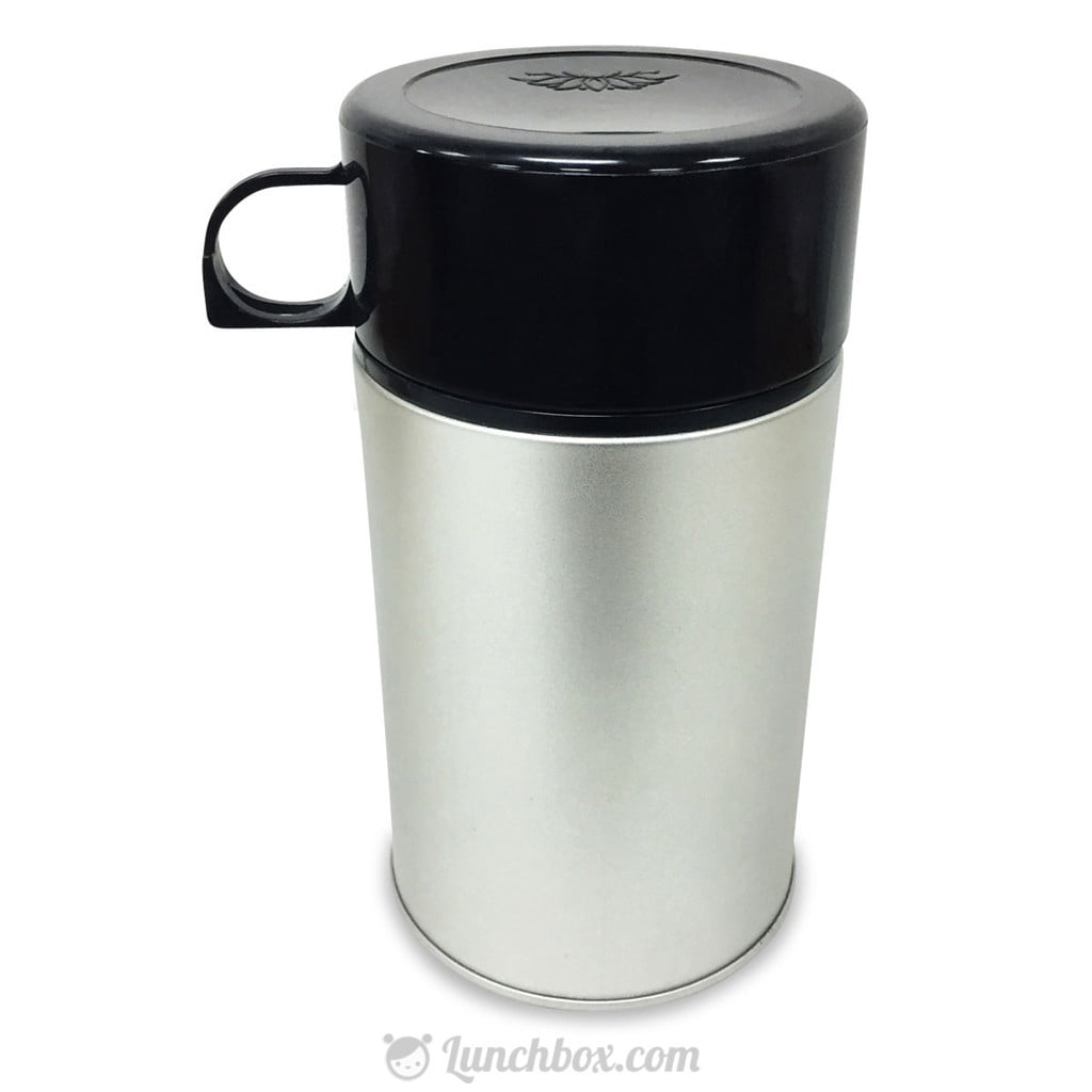 Plain Metal Lunch Box and Insulated Bottle