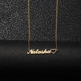 thumbnail image 4 of Custom Necklace Butterfly Pendant Stainless Steel Gold Chain Personalized Name Necklaces Choker Jewelry Necklaces for Women, 4 of 5