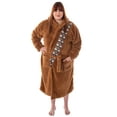 thumbnail image 3 of Bioworld Chewbacca Robe Star Wars Plush Boy's Fancy-Dress Costume for Adult, Big & Tall One Size, 3 of 7