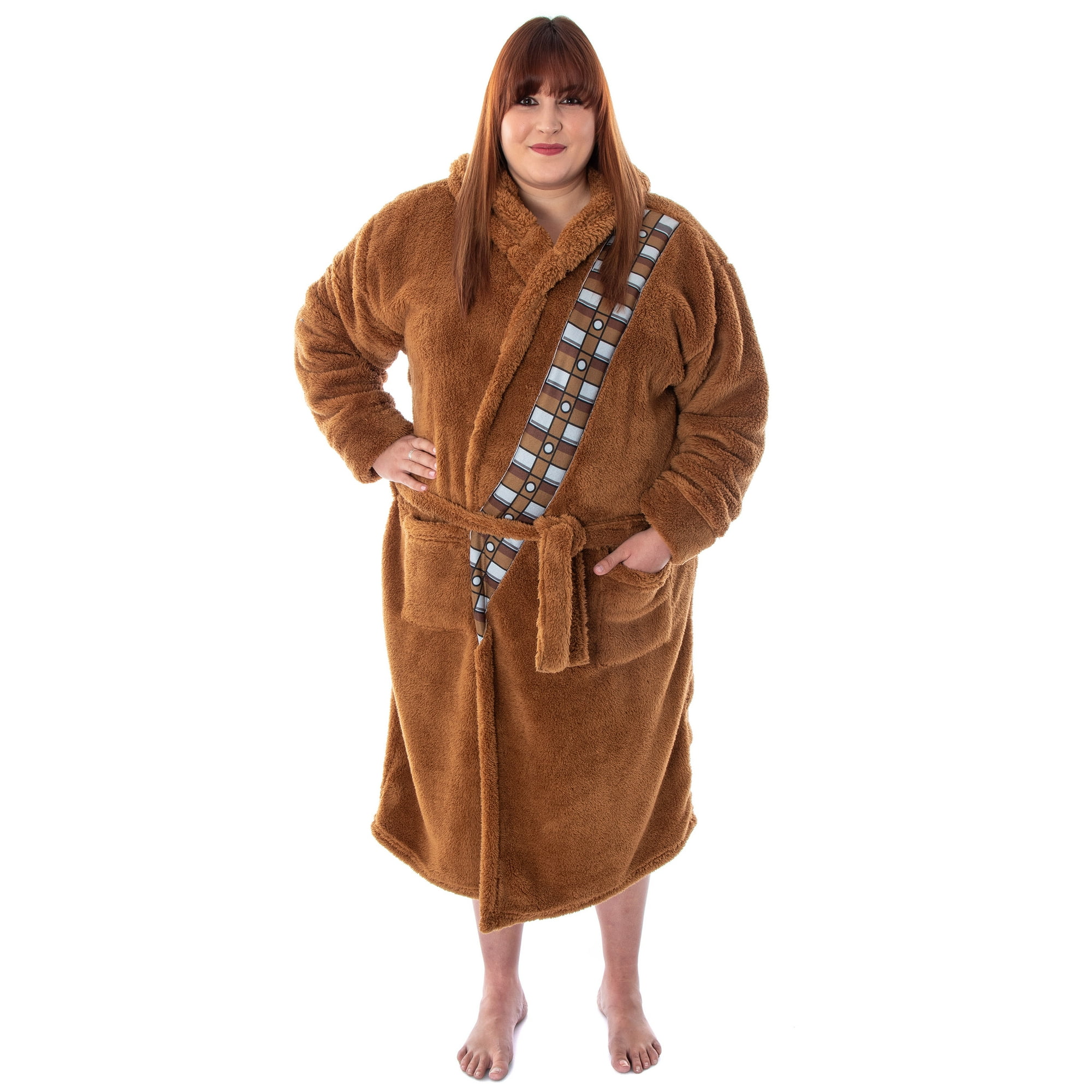 Grande et Haute Robe de Costume Chewbacca Star Wars Peluche Adulte