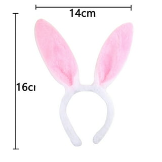  2-Pack Easter Bunny Headbands Rabbit Ears Lace Elastic Bow -  Cute Stretch Hairbands for Baby Girls , Newborn,Toddler and Children (2  Colors) : Baby