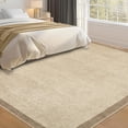 thumbnail image 2 of Funslane Modern Geometric Area Rug 5' x 7', Washable Carpet, Ultra Thin Soft Non-Slip Rug for Living Room Bedroom Home Office, Tan, 2 of 8