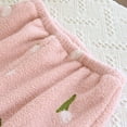 thumbnail image 6 of Womens Loungewear Set Usmixi Womens Winter Plush Homewear Sets Fashion Floral Print Lapel Fleece Coat and Pants Matching Pajamas Sets Soft 2 Piece Sleepwear Sets Under $5, 6 of 7
