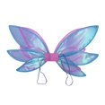 thumbnail image 3 of Alas de hada para mujeres, adultos y niños, accesorio de fotografía para fiesta de carnaval de Mardi Gras Azul Rosa, 3 of 9