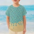 thumbnail image 2 of WhouRiu Boys Ice Cream Graphic Tees Kids Short Sleeve Crew Neck Tshirt Comfortable Cute Casual Summer T Shirts,8-9 Years, 2 of 4