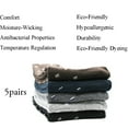 thumbnail image 7 of Lavencious Mens Bamboo Dress and Pattern Socks 5 Pairs for Men Shoe Size 7-12, Sock Size10-13, 5 Pairs, 7 of 7