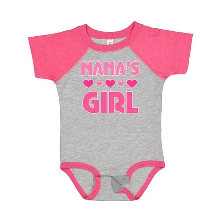 

Inktastic Nana s Girl Grandchild Gift Baby Girl Bodysuit