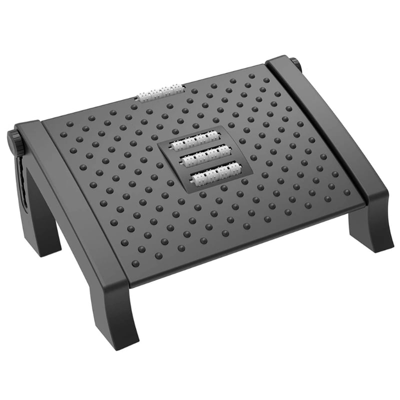 HGYCPP Adjustable Footrest with Massaging Function Adjustable Height