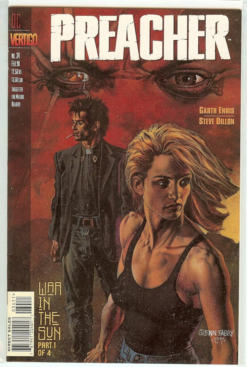 Preacher Garth Ennis NM #34