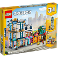 thumbnail image 4 of LEGO Creator 3 in 1 Main Street Building Toy Set, Features a Toy City, Art Deco Building, Market Street, Hotel, Café, Music Store and 6 Minifigures, Endless Play Possibilities for Kids, 31141, 4 of 10