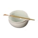 thumbnail image 3 of Juego de cuencos de cerámica para matcha, hecho a mano, para batir en la cocina con cuchara de bambú., 3 of 9