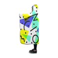 thumbnail image 1 of HATIART Hooded Blanket Fashion Style Pattern Wearable Blanket Comfotable Hooded Throw Wrap 50x60 Inch, 1 of 3