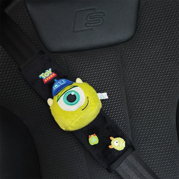 Disney StellaLou-Funda de cinturón de seguridad para coche, accesorio protector resistente al desgaste para Interior de coche, de Lucifer Lotso muñeco de peluche, Kawaii