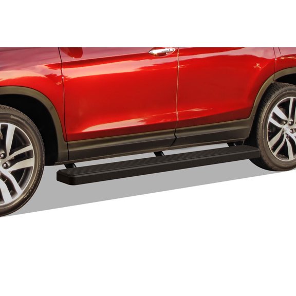 2016-2019 Honda Pilot Black Finish 6 Inch Door to Door Side Bar Side Step Running Board