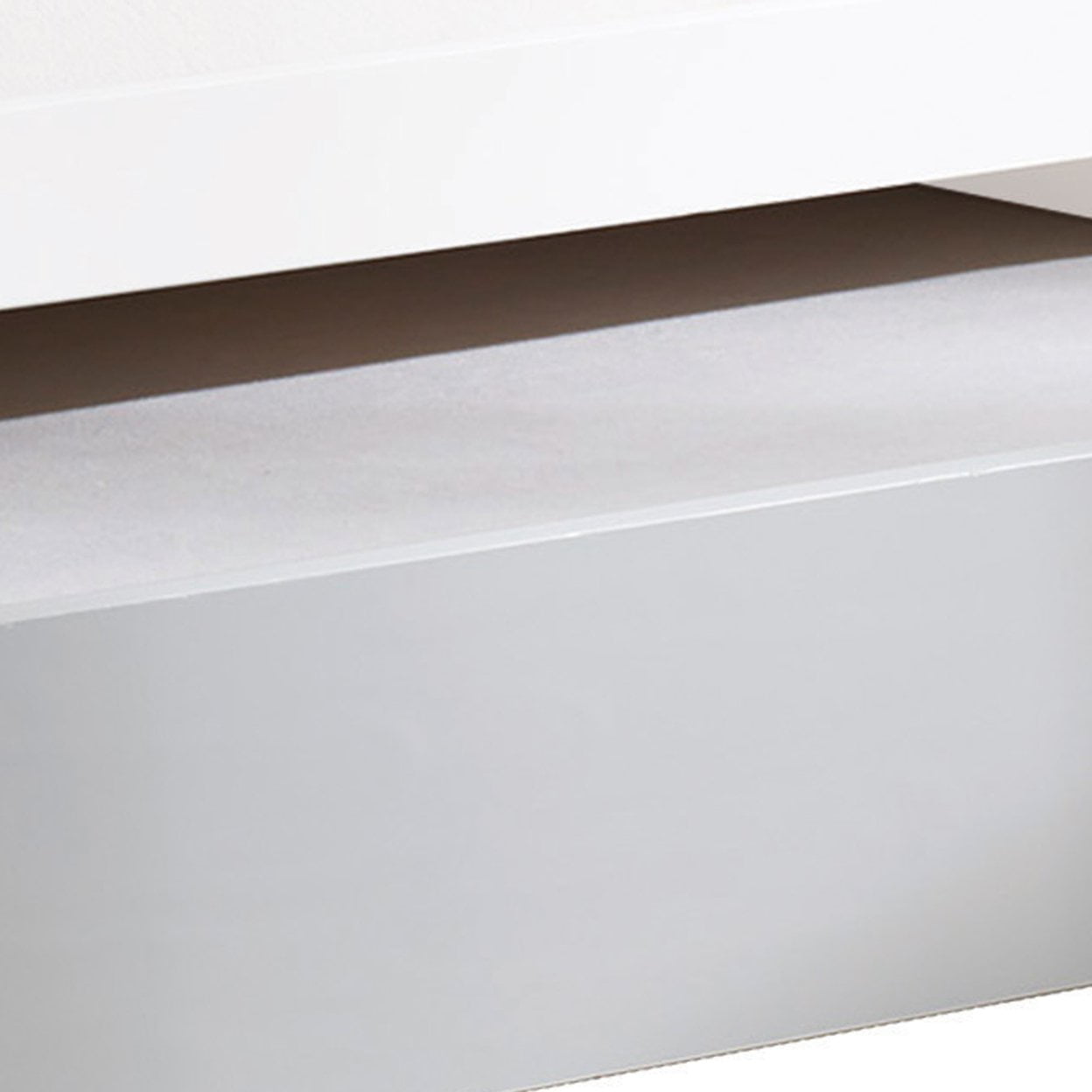 Mission Style Wooden Twin Size Daybed Trundle with Caster Wheels White - Saltoro Sherpi