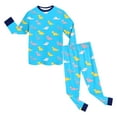 thumbnail image 5 of Hessimy Toddler Boys Girls Spring Summer Graphic Print 2Pcs Crewneck Long Sleeve Sweatshirt Joggers Pants Sweatsuit, Graphic Print Jogger(Sky Blue,5-6 Years), 5 of 7
