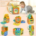 thumbnail image 5 of Vomeast 6-in-1 Baby Activity Cube w/ Music, Preschool Montessori Learning Toys for Toddlers Infant, for Birthday Christmas Baby Shower Gifts, Multicolor, 5 of 9