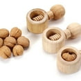 thumbnail image 2 of Abridor y pelador de nueces innovador para uso doméstico, elaborado con madera maciza duradera Clip de madera de nogal multiusos, 2 of 5