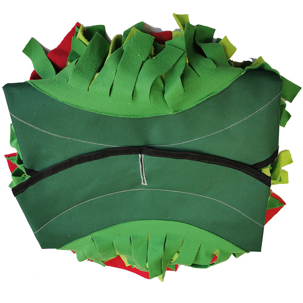 ZPAQI Dog Snuffle Plush Toy Dispensing Flower for Dogs Interactive Stuffed Chew Toy