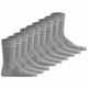 thumbnail image 1 of Hudson Calcetines deportivos unisex, paquete de 9 - Simply, calcetines básicos, unicolor Gris 35-38, 1 of 3