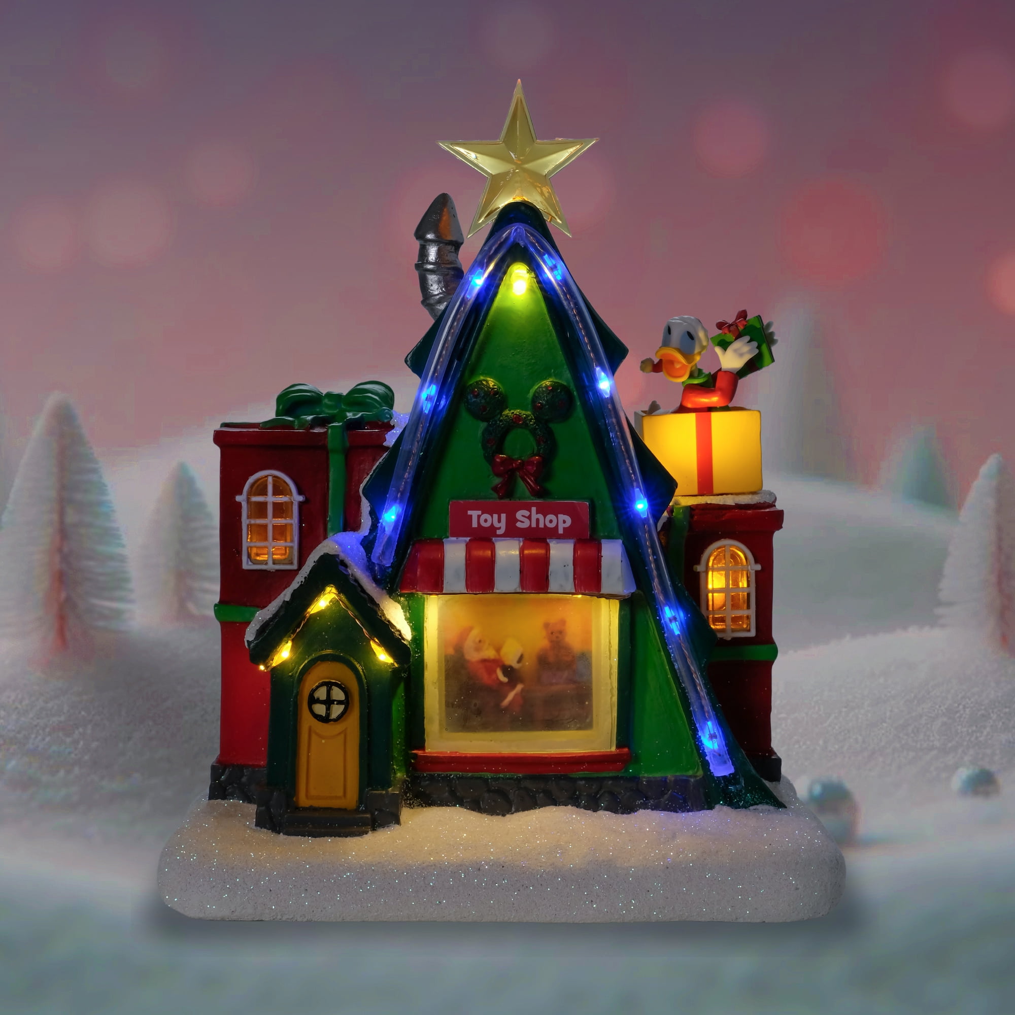 Disney Toy Shop Village Piece featuring Donald Duck