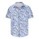 thumbnail image 3 of Blusa y camisa de manga corta con cuello vuelto para hombre, camisa hawaiana informal con estampado floral, camisa de manga corta con solapa, blusa, camisa de poliéster para hombre, 3 of 4