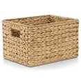 thumbnail image 4 of Bouclair Natural Water Hyacinth Basket Medium, 4 of 6