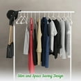 Zynic Dry and Wet Plastic Hangers with Notches Anti Slip Plastic