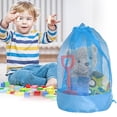 thumbnail image 3 of KRONDO Mesh Beach Toy Bag with Drawstring – 9.1x19.7 Inch Backpack for Sand Toys, Quick Draining for Pool and Beach, 3 of 10
