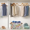 thumbnail image 5 of Yayeee Canvas Storage Basket with Handles for Shelves Fabric Bins Closet Organizer, Cute Vegetables, 5 of 8