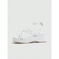 thumbnail image 4 of Women's Breathable Open Toe Platform Sandals With Ankle Strap And Buckle, Casual Student Sandals For Summer, 4 of 4