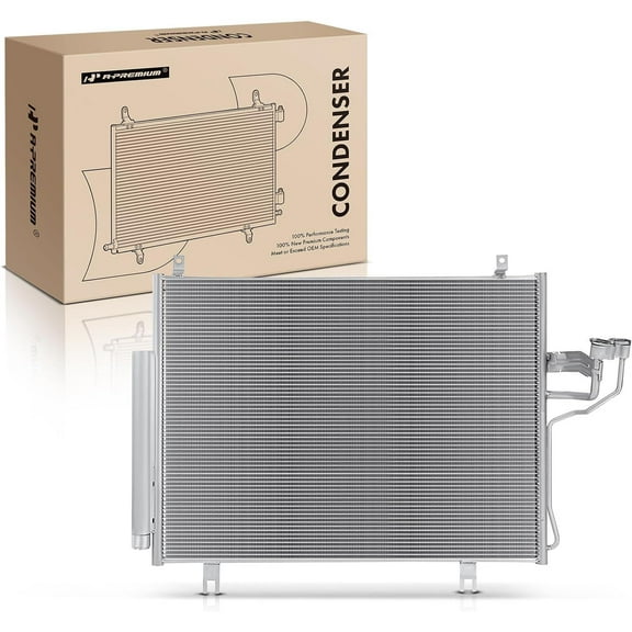 A-Premium Air Conditioning A/C Condenser Compatible with Mazda CX-9 CX9 2016-2022 L4 2.5L Turbocharged, Replace# 30060, TK4861480